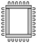 Hollow square or rectangle